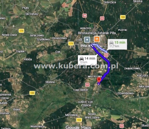 14 min z Piły do Byszek